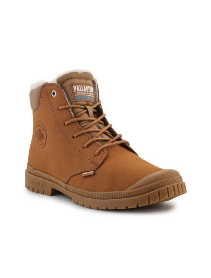 Topánky Palladium sp20 Cuff Leather Waterproof WL M 79067-257-M Mahogany