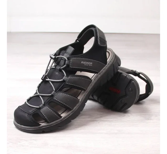 Zabudované sandále Rieker M 26770-00 RKR584 Zabudované sandále Rieker M 26770-00 RKR584