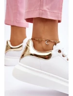 Damskie Buty Sportowe GOE LL2N4011 Biało-Złote