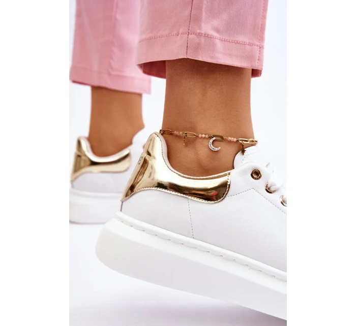 Damskie Buty Sportowe GOE LL2N4011 Biało-Złote