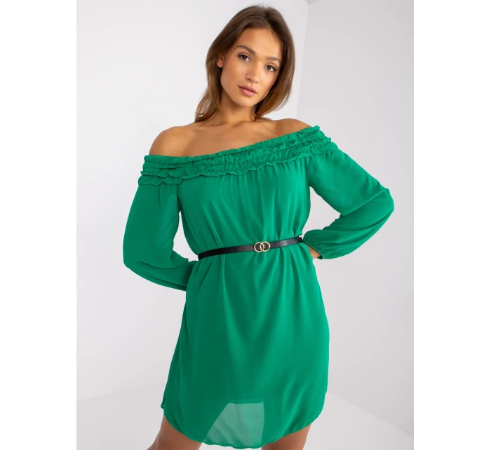 Šaty DHJ SK model 17355755 zelených - FPrice Šaty DHJ SK model 17355755 zelených - FPrice