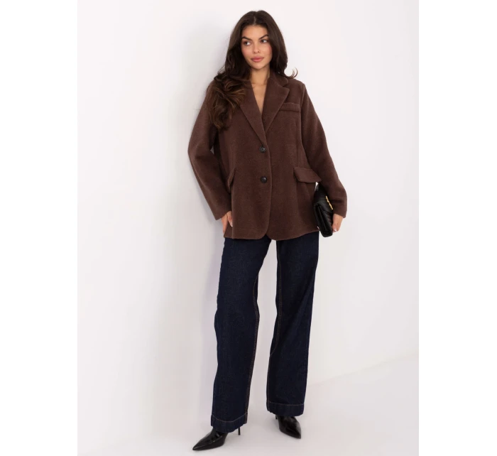 Kabát IT EN FL7696.16 hnedý