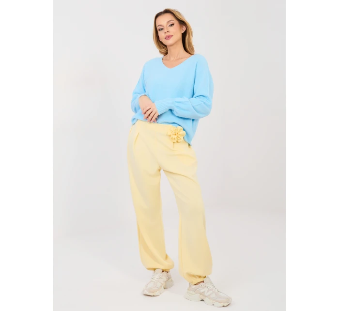 Nohavice IT SP 22197.61 svetložltá