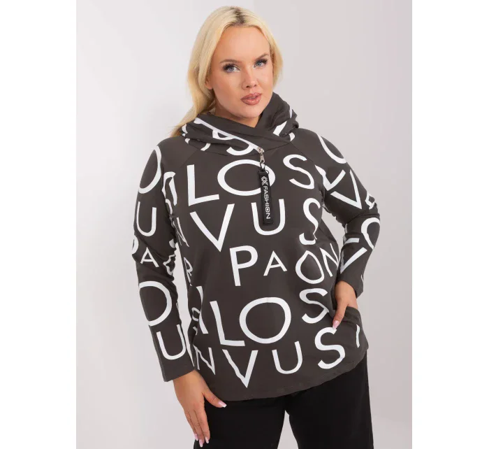 Bluza RV BL ciemny khaki model 19465528 - FPrice Bluza RV BL ciemny khaki model 19465528 - FPrice