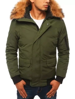 Pánska zimná zelená bunda FashionStreet TX3941