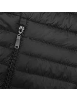 Dámska tenká vesta so stojačikom čierna (16M9072-392)