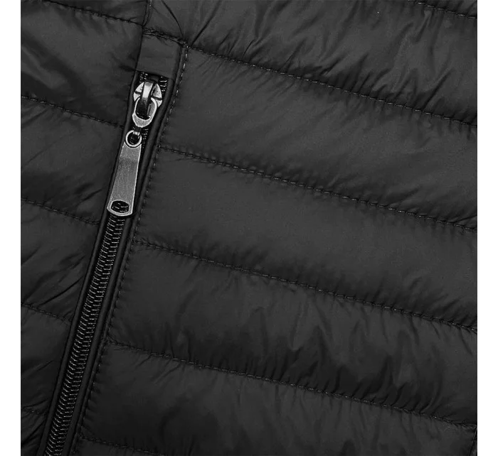 Dámska tenká vesta so stojačikom čierna (16M9072-392)