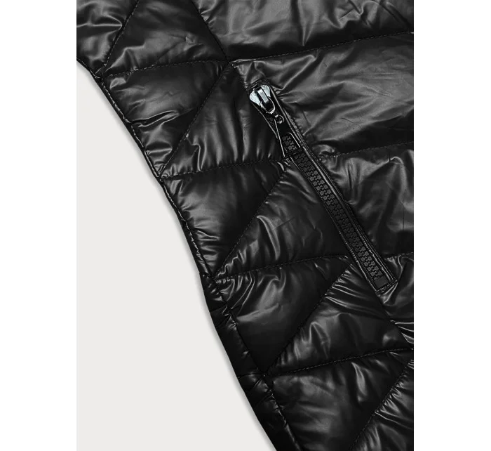 Čierna dámska prešívaná zimná bunda J Style (16M9100-392) Čierna dámska prešívaná zimná bunda J Style (16M9100-392)