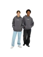 unisex mikina s kapucí šedá model 21467618