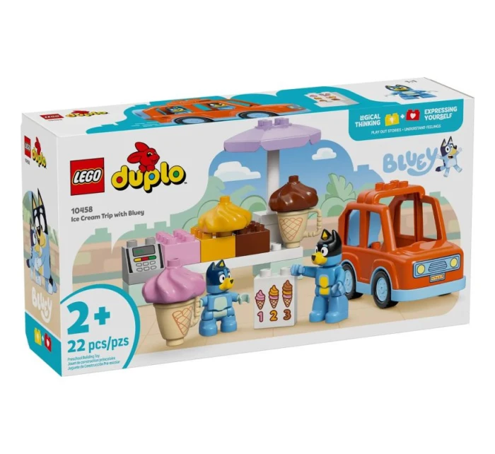 LEGO DUPLO Bluey 10458 Zmrzlinový výlet s Blueom