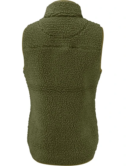 Fleece Vest Women Dámská fleecová vesta Sherpa "TwoTone" moss green model 22453602 - James Harvest Fleece Vest Women Dámská fleecová vesta Sherpa "TwoTone" moss green model 22453602 - James Harvest