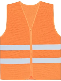 Korntex KXCMZ – Rhodes Hi-Vis sieťovaná bezpečnostná vesta 76.XCMZ, vysoká viditeľnosť, oranžová