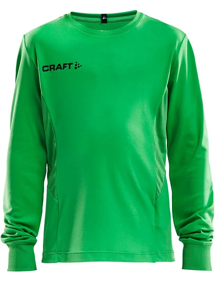 Craft Teamwear Squad Go GK LSL Jersey Jr Detský brankársky dres s dlhým rukávom 82.5592 craft green Craft Teamwear Squad Go GK LSL Jersey Jr Detský brankársky dres s dlhým rukávom 82.5592 craft green