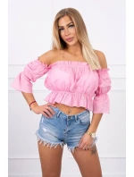 Halenka ve světle růžové barvě Halenka ve světle růžové barvě