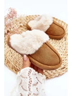 Dětské pantofle s kožešinou Camel model 21642930 - Boto