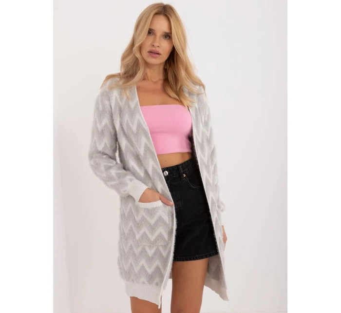 Kardigan AT SW  szary model 20463637 - FPrice