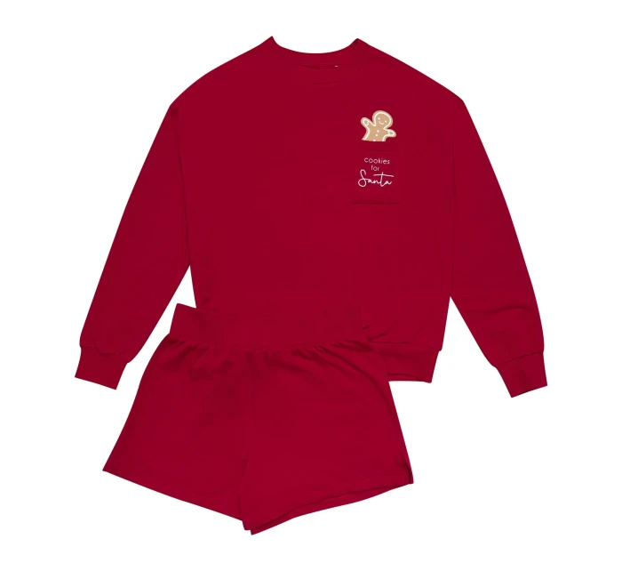 Dámske pyžamo Fawn 41900-33X Red - Henderson Ladies Dámske pyžamo Fawn 41900-33X Red - Henderson Ladies