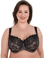 Dámska podprsenka s kosticami BSM534 čierna - Gaia