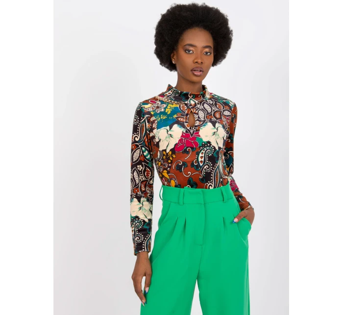 Blúzka DHJ BZ 6291 1.77P hnedá Blúzka DHJ BZ 6291 1.77P hnedá