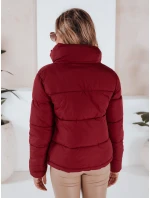 Dámská prošívaná zimní bunda bordó Dstreet model 21991974 - FashionStreet