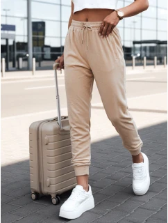 Dámské světle broskvové velurové tepláky Dstreet model 21993582 - FashionStreet