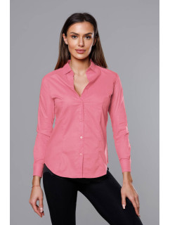 Světle růžová klasická dámská košile (HH039-25)