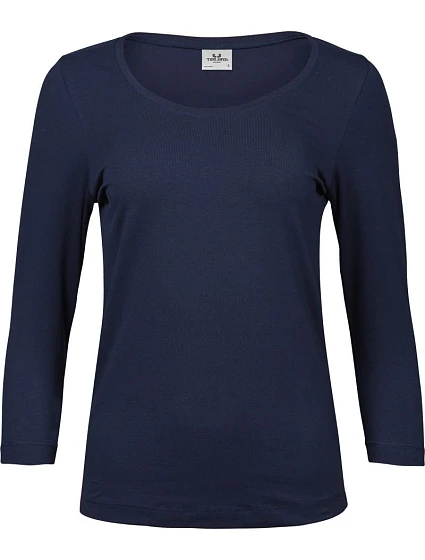 Tee Jays TJ 460 Dámske elastické tričko s 3/4 rukávmi 18.0460 námornícka modrá Tee Jays TJ 460 Dámske elastické tričko s 3/4 rukávmi 18.0460 námornícka modrá