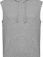 Kariban ProAct PA 393 Unisex mikina s kapucňou bez rukávov 20.P393 oxford grey