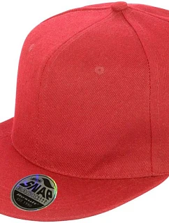 RC 6 panelová kšiltovka s plochým kšiltem 28. red model 22424749 - Result Headwear