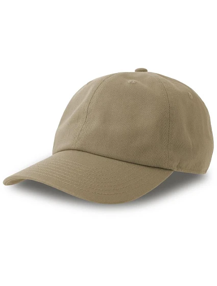 Atlantis Headwear Dad Hat-S 6-panelová bejzbalová čiapka 33.0242 khaki Atlantis Headwear Dad Hat-S 6-panelová bejzbalová čiapka 33.0242 khaki