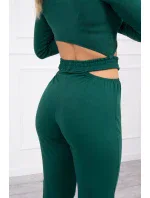 Souprava s halenkou zelená Souprava s halenkou zelená