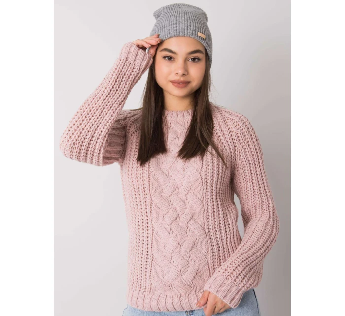 Dámská čepice model 16161928 šedá - FPrice