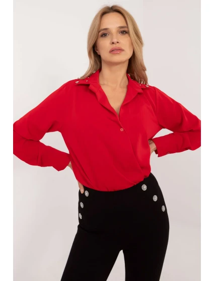 Košeľa s dlhým rukávom model 203400 Taliansko Moda