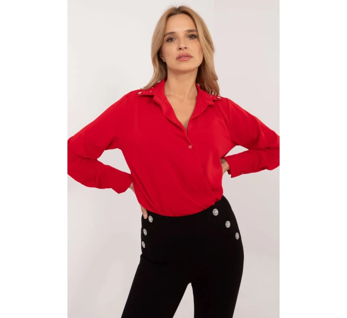 Košeľa s dlhým rukávom model 203400 Taliansko Moda