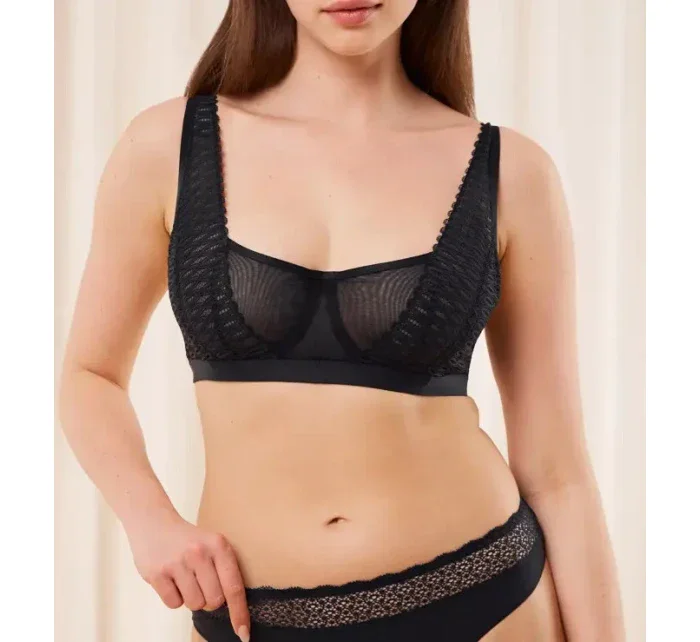 Dámska podprsenka Aura Spotlight T Bra W02 - BLACK - black 0004 - TRIUMPH Dámska podprsenka Aura Spotlight T Bra W02 - BLACK - black 0004 - TRIUMPH