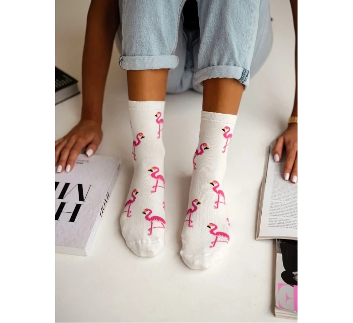 Milena ponožky 0200-176 Flamingos 37-41