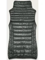 Dámska khaki vesta so stojatým golierom (B8233-11)