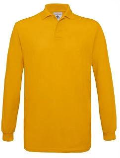 B&C LSL Piqué polo s dlouhým rukávem gold model 22484958