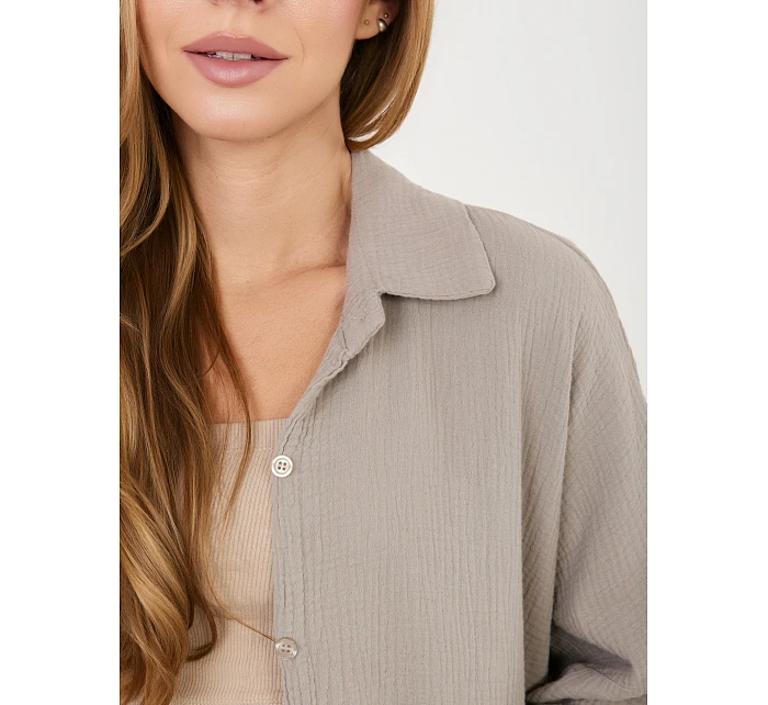 MI košeľa KS 82377.83 tmavá lila