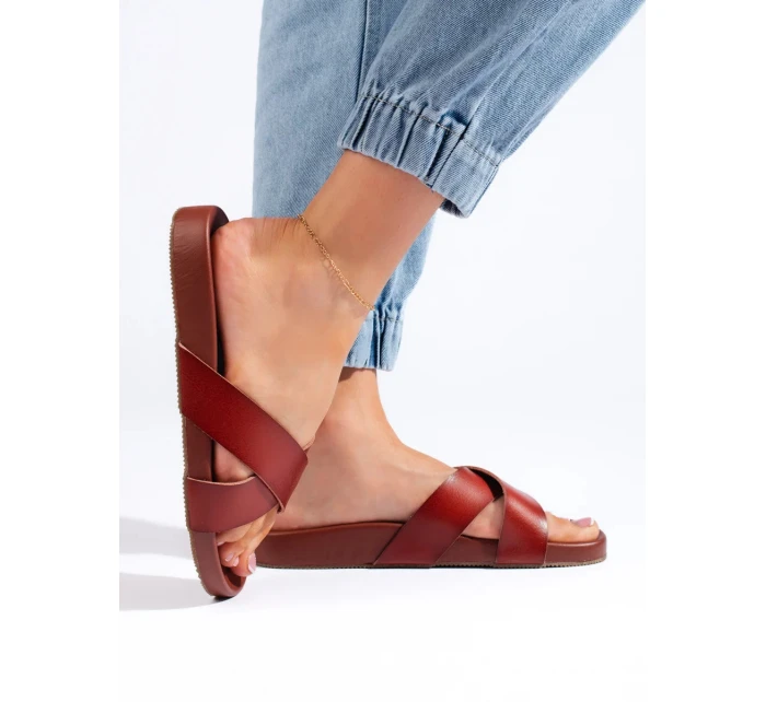 Dámske ponožky SK-080BR hnedé - Sergio