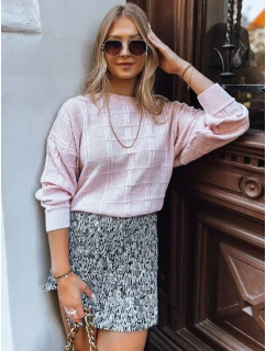 Dámsky oversize sveter SKYLARK pink FashionStreet MY2134