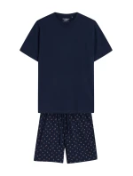 Pánske pyžamo 42601 Shore tmavomodré - HENDERSON Pánske pyžamo 42601 Shore tmavomodré - HENDERSON