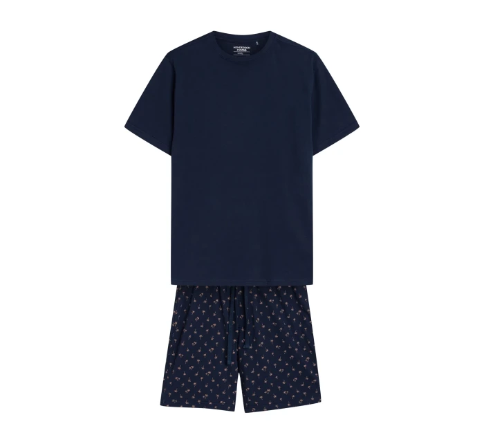 Pánske pyžamo 42601 Shore tmavomodré - HENDERSON Pánske pyžamo 42601 Shore tmavomodré - HENDERSON