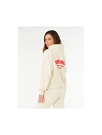 Dámska mikina RIP CURL Surf Puff Heritage Hood, béžová