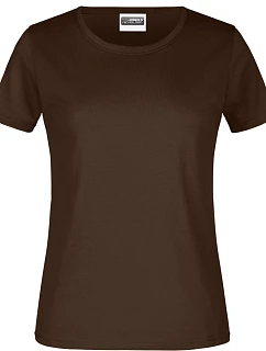 JN Dámské tričko z těžké bavlny 02.0 brown model 22437105 - Daiber