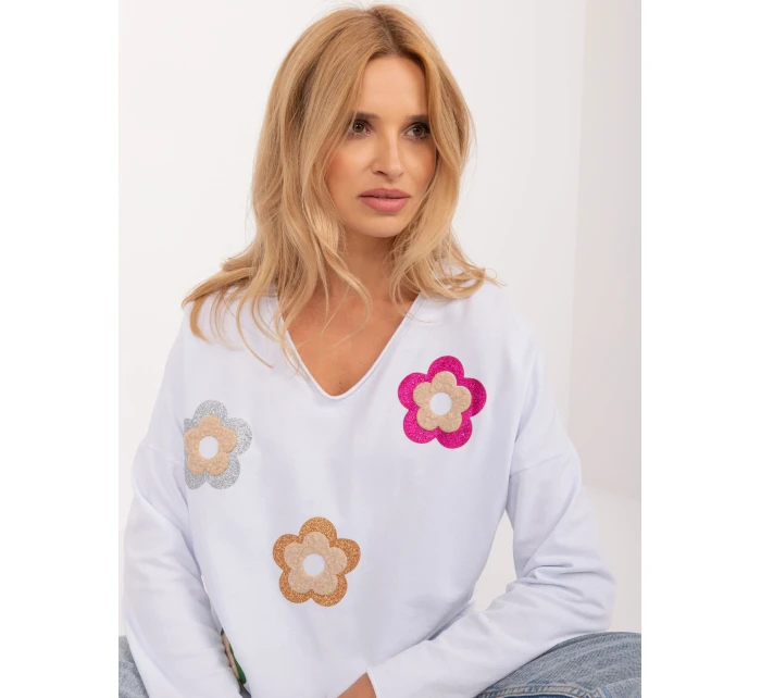 Bluzka DHJ BZ model 19648822 biały - FPrice Bluzka DHJ BZ model 19648822 biały - FPrice