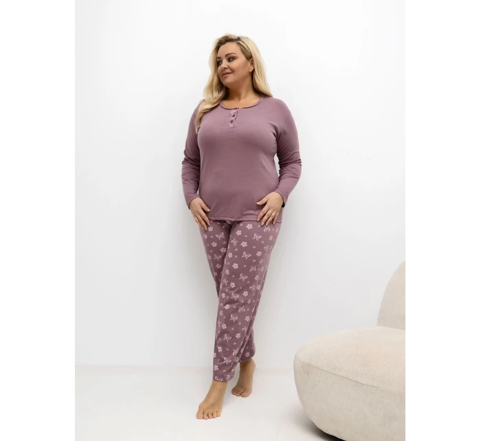 Piżama DU PI FP model 21766334 ciemny różowy - FPrice Piżama DU PI FP model 21766334 ciemny różowy - FPrice