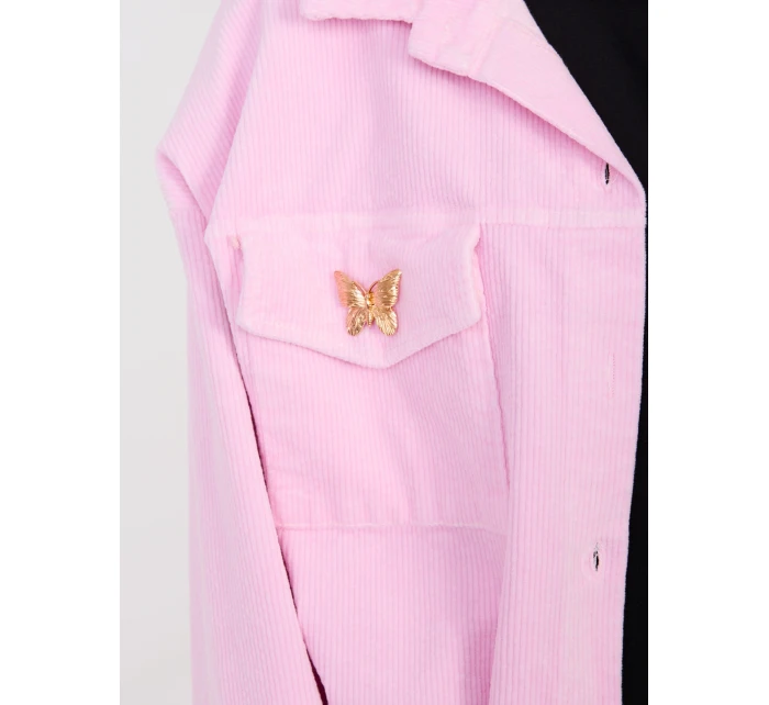 IT KR bunda FL10163.10 svetlo ružová IT KR bunda FL10163.10 svetlo ružová