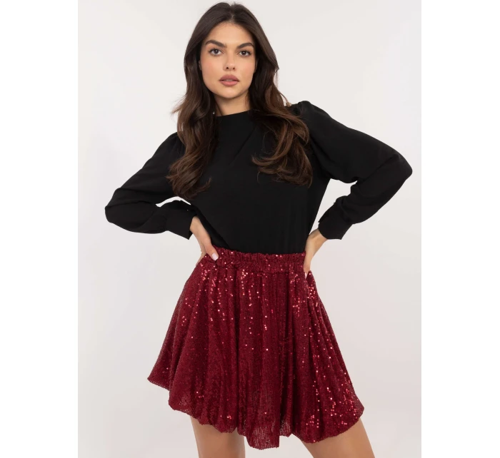 Sukňa MI SD 271360.74 bordová Sukňa MI SD 271360.74 bordová