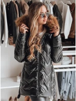Dámska bunda LANE black FashionStreet TY4049 Dámska bunda LANE black FashionStreet TY4049